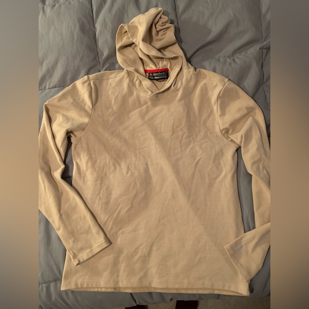 Polyester and spandex hoodie